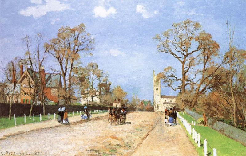 Camille Pissarro Road oil painting image